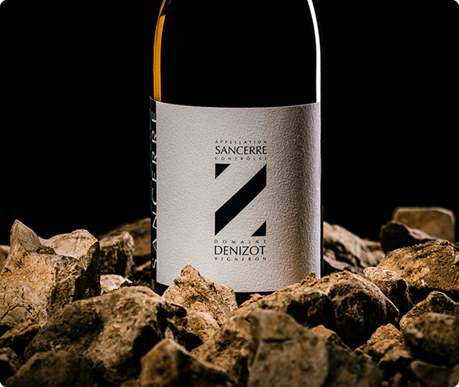 Sancerre Rouge Osmoze du Domaine Denizot, au milieu des pierres